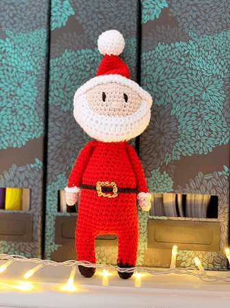 Crochet Santa Amigurumi Pattern by Handy Little Me