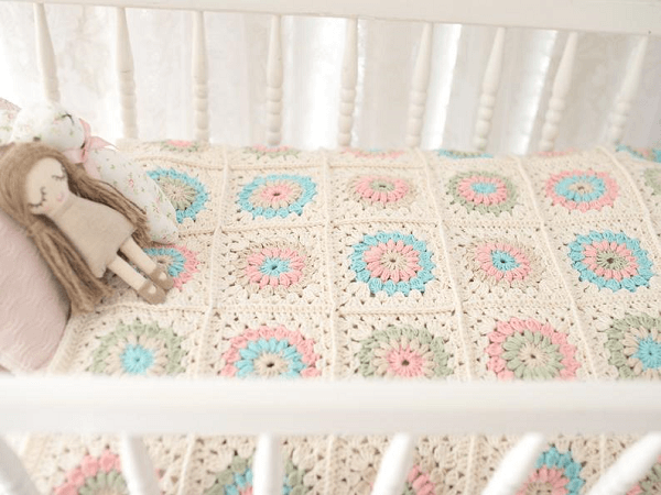 Duchess Crochet Baby Blanket Pattern by Whiskers And Wool Store