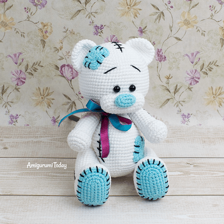 Free Teddy Bear Crochet Pattern by Amigurumi Today