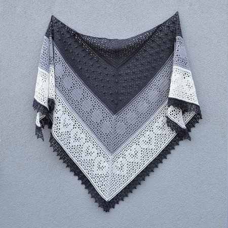 Grinda Shawl Crochet Pattern by Lilla Bjorn Crochet