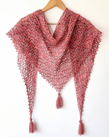 Little Fictions Shawl Crochet Free Pattern by Annie Design Crochet