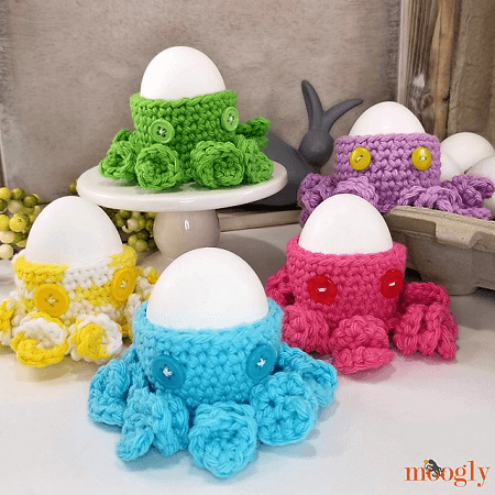 Octopus Egg Cozy Crochet Pattern by Tamara Kelly