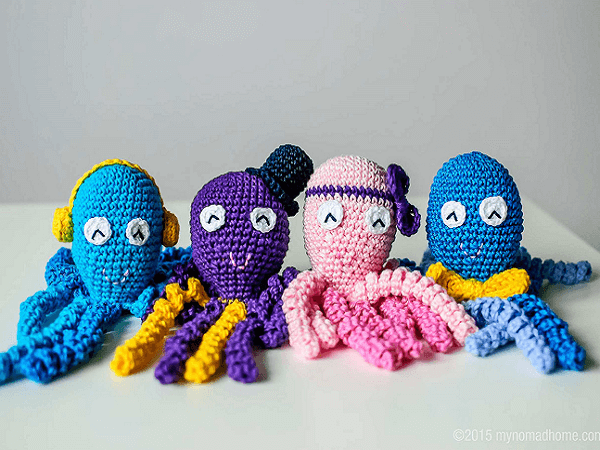 Octopus For A Preemie Crochet Pattern by My Nomad Home