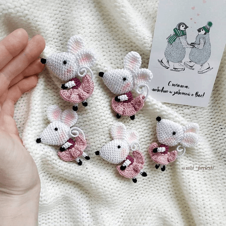 Piu, The Mouse Crochet Pattern by Laydiy