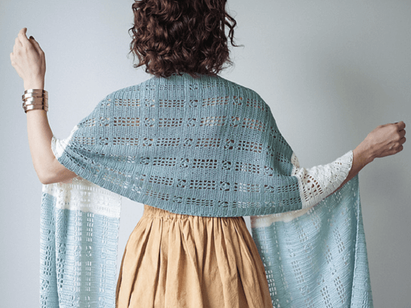 Renata Shawl Crochet Pattern by Jane Vanselous