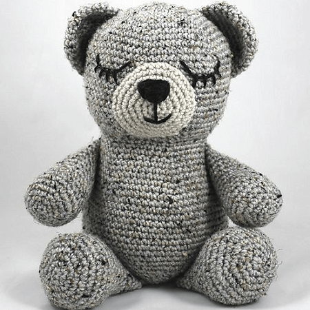 Sleepy Bear Crochet Pattern by Squirrel Picnic