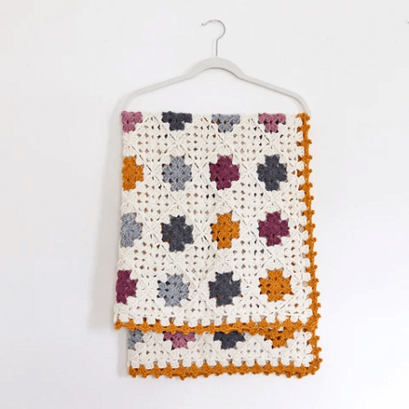 Sweet Granny Crochet Baby Blanket  Pattern by TL Yarn Crafts