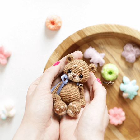 Teddy Bear Max Crochet Pattern by Anastasia Kirs