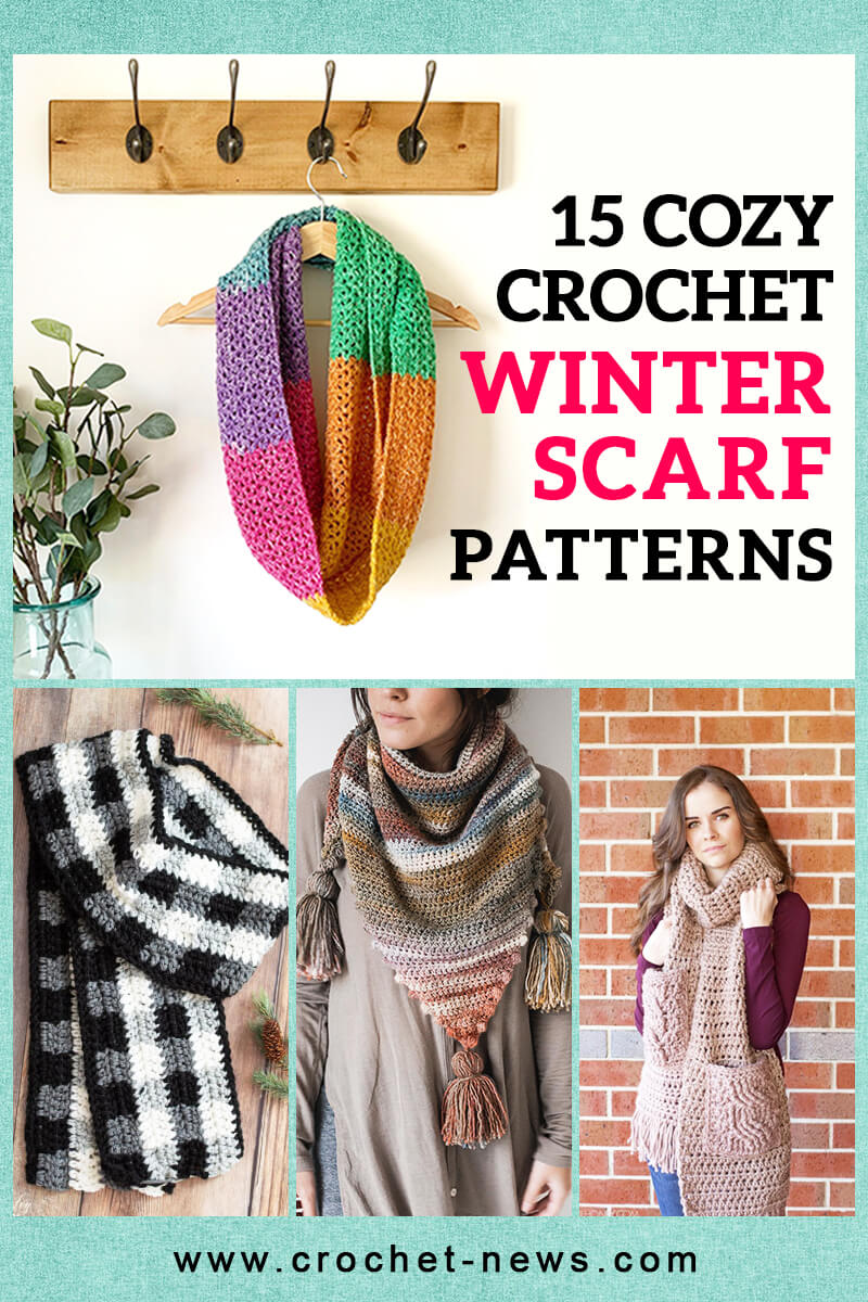 15 Cozy Crochet Winter Scarf Patterns - Crochet News