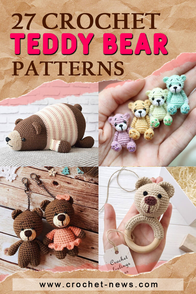 27 CROCHET TEDDY BEAR PATTERNS