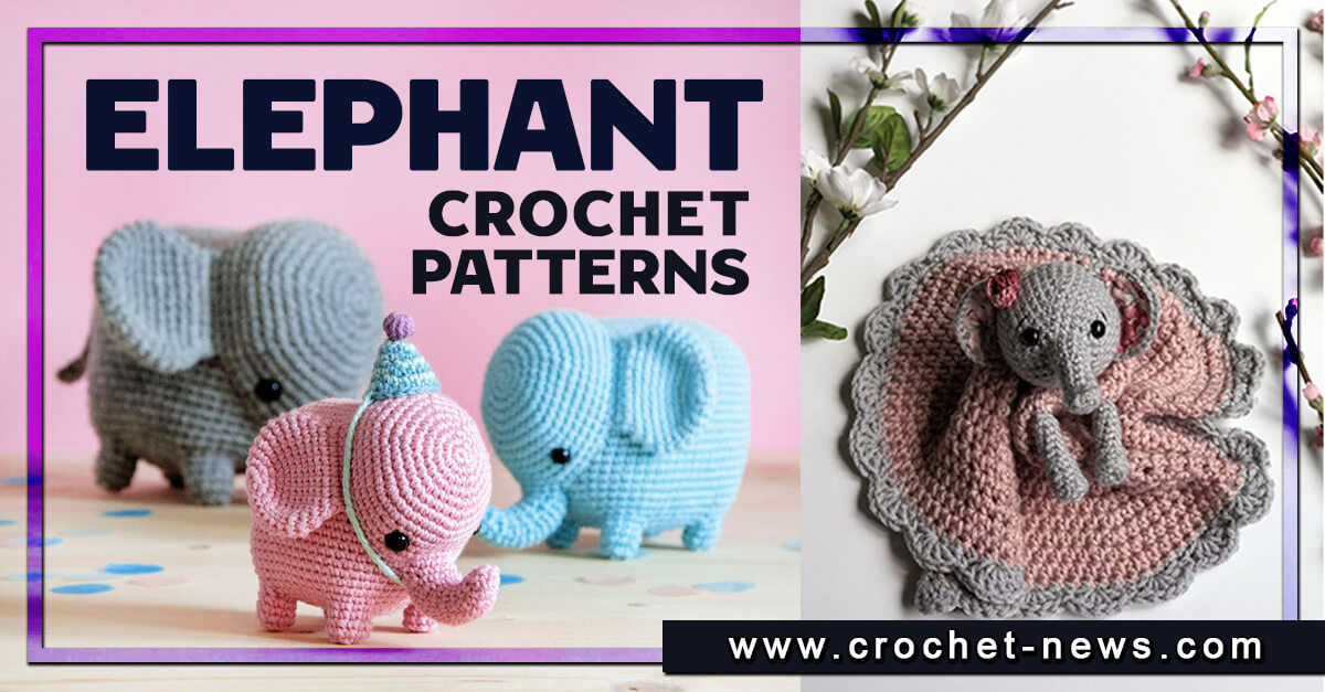 32 Crochet Elephant Patterns