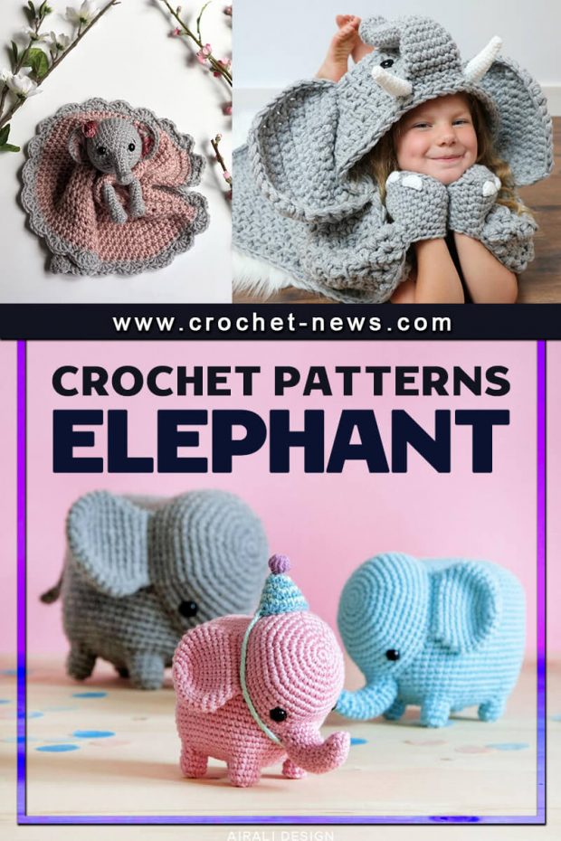 CROCHET ELEPHANT PATTERNS