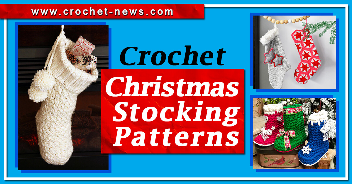 42 Crochet Christmas Stocking Patterns