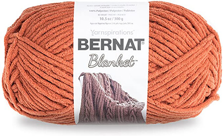 Bernat Blanket Yarn in Pumkin Spice By Amazon