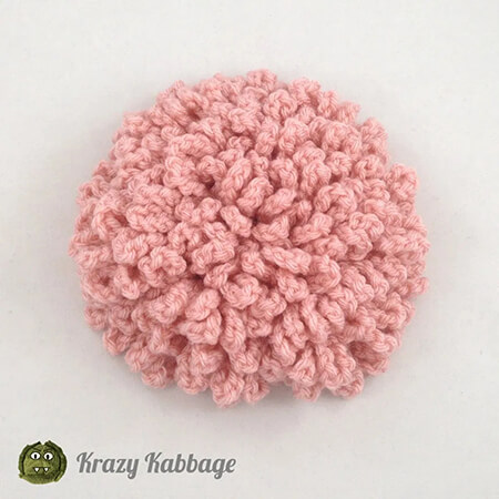 Crochet Pompom from KrazyKabbage