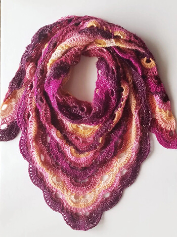 Free Crochet Pattern Virus Shawl - Crochet News