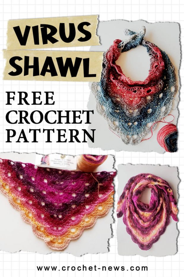 Free Crochet Pattern Virus Shawl - Crochet News