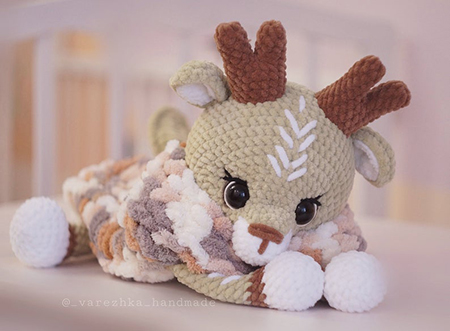 Fluffy Crochet Deer Pattern By FavoritePlushToys