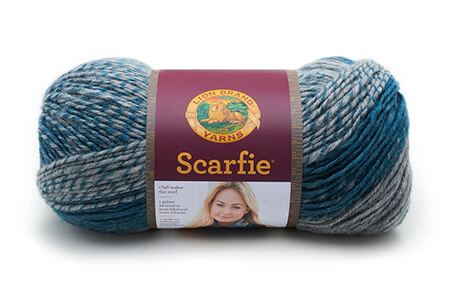 Self-striping Lion Brand Scarfie Yarn From Lion Brand