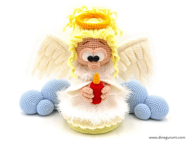 Amigurumi Angel Crochet Pattern by Dinegurumi