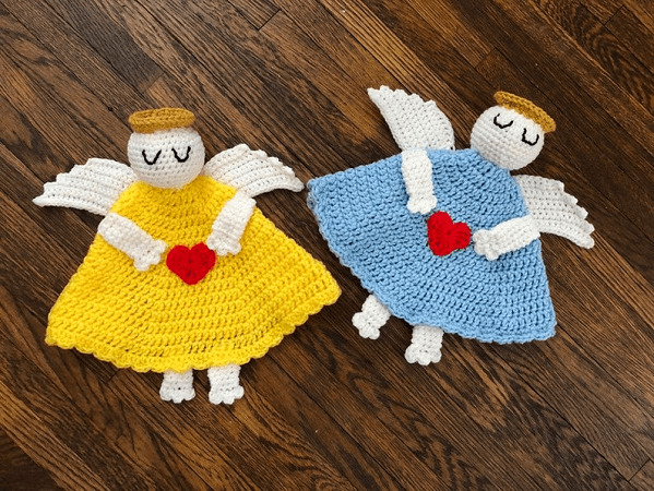 Angel Baby Lovey Crochet Pattern by DAC Crochet