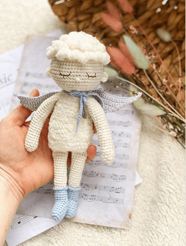 Crochet Angel Doll Pattern by Enjoy Toys Designs