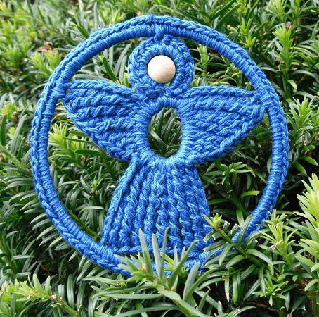 Suncatcher Angel Crochet Pattern by Crochet 4 Us