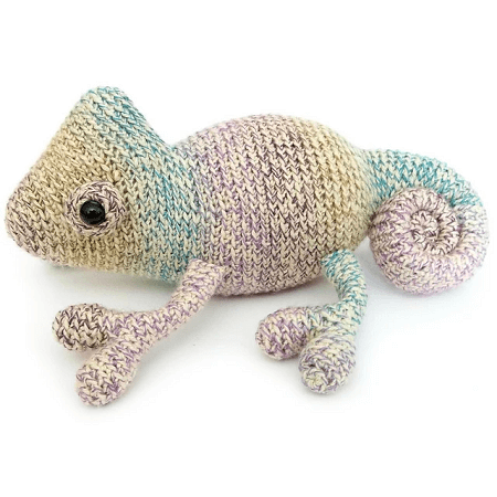 Cameron, The Chameleon Crochet Pattern by Alyssa Voznak