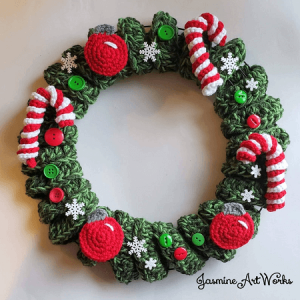 40 Festive Crochet Christmas Wreath Patterns - Crochet News