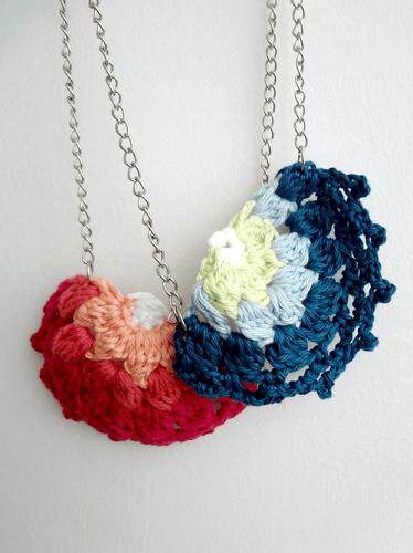 42 Crochet Doilies Patterns Crochet Doily Necklace Pattern by Maya Kuzman