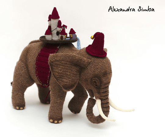 Crochet Elephant Pattern by Crochet Pattern Guru