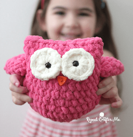 27 Crochet Baby Toys Patterns Crochet Plush Owl Toy Pattern by Repeat Crafter Me