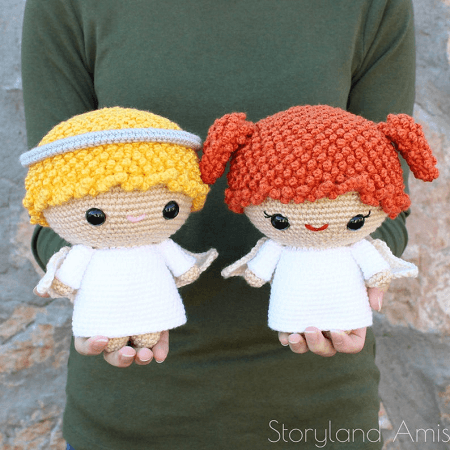 Cuddle Sized Angels Crochet Pattern by Storyland Amis