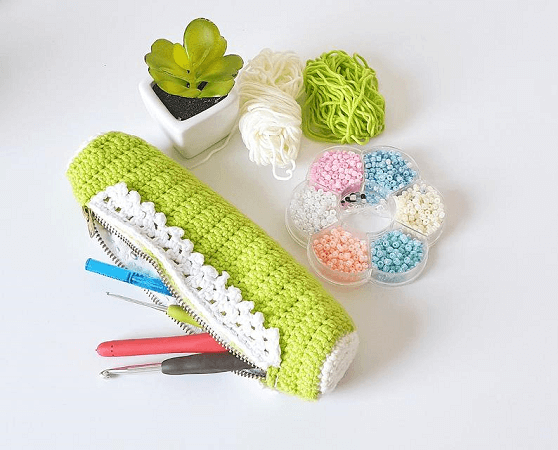 Hook Case Crochet Pattern by Loopingly Made