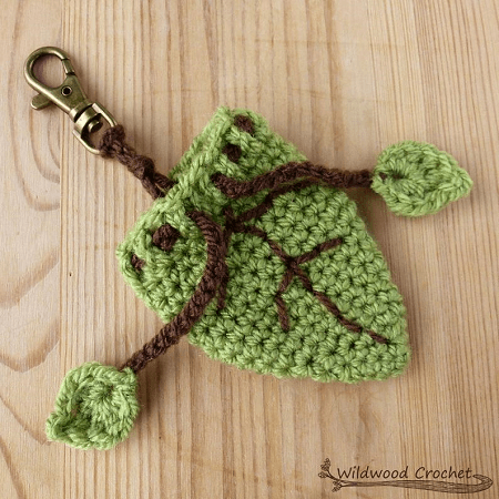 Keychain Pouch Crochet Pattern by Wildwood Crochet Store