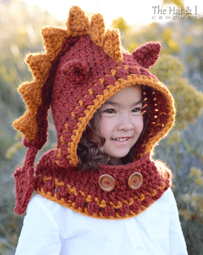 Lucky Dragon Hoodie Crochet Pattern by The Hat And I