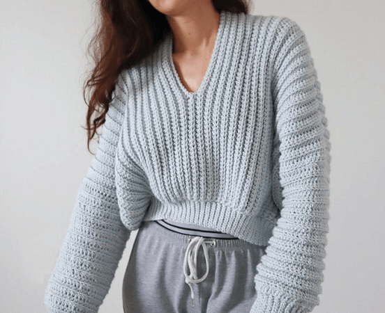 Super Slouchy Crochet Sweater Pattern by The Snugglery Patterns