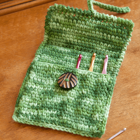 The Case For Crochet Hooks Crochet Pattern by Yarnspirations