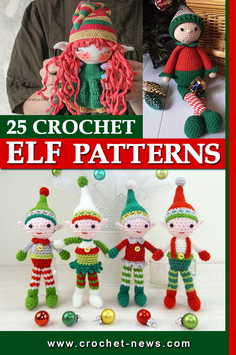 25 Crochet Elf Patterns to increase your Christmas cheer Spreading