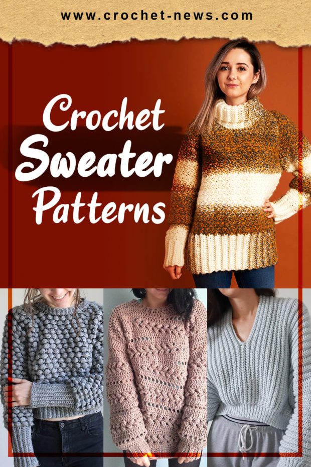 Basic V-Neck Crochet Sweater: Free Pattern in Sizes XS - 5XL - Heart Hook  Home