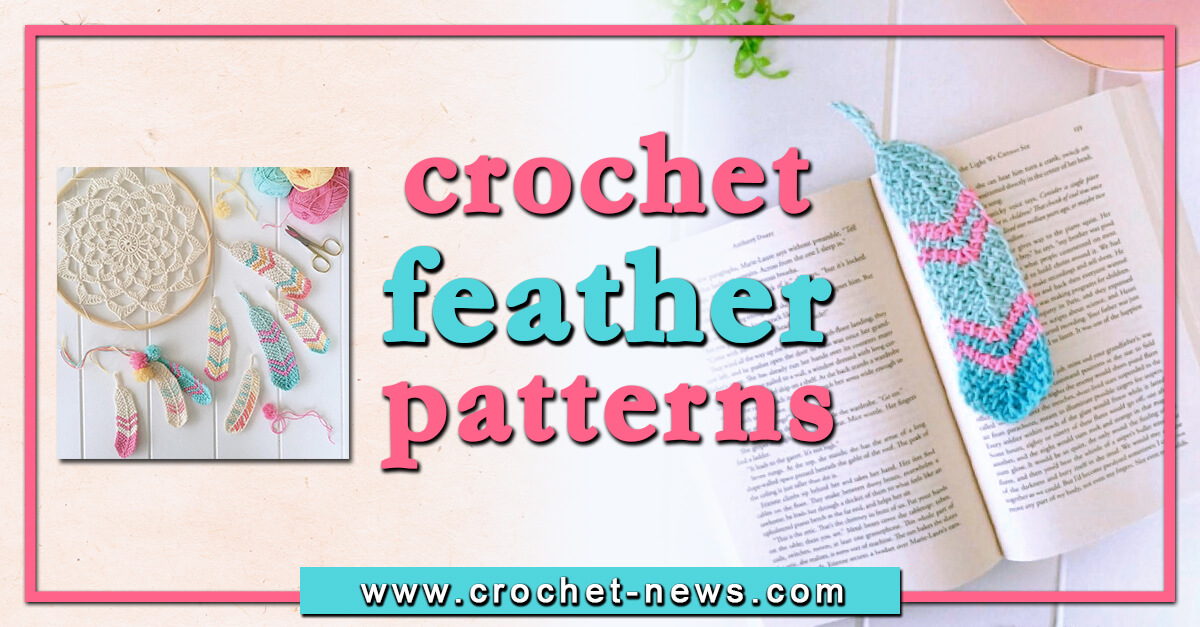 crochet feather patterns