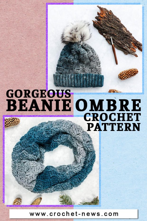 GORGEOUS BEANIE OMBRE CROCHET PATTERN