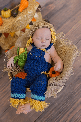 Baby Halloween Outfit Crochet Pattern by AMK Crochet