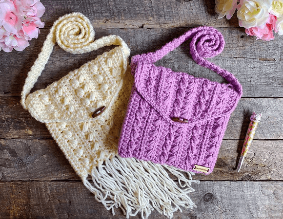 Bohemian Chic Crochet Purse Pattern by Crazy 4 Crochet Momma