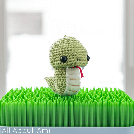 Chinese New Year Snake Crochet Pattern by All About Ami