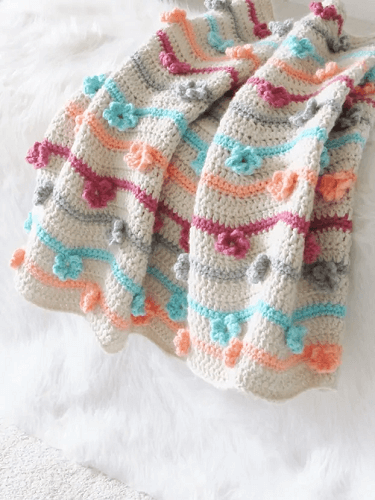 Free Crochet Afghan Pattern by Crochet Dreamz