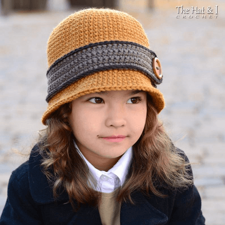 Crochet Bowler Hat Pattern by The Hat And I