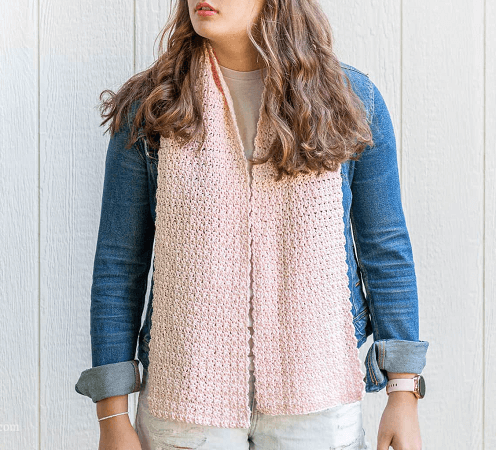 Crochet Griddle Stitch Scarf Crochet Pattern by Easy Crochet