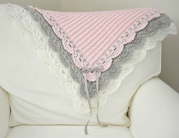 Ruffled Crochet Afghan Pattern by Crochet Garden