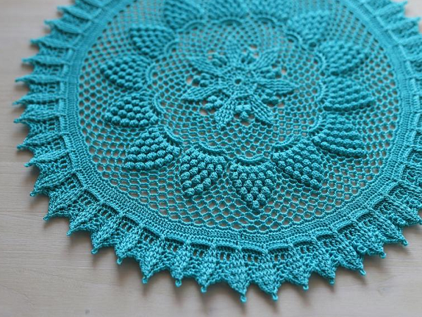 Doily Tablecloth Crochet Pattern by Gull 808